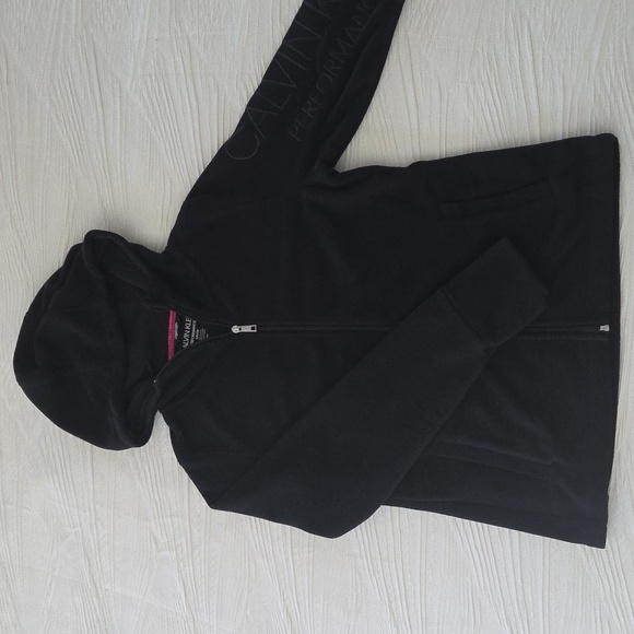 Calvin Klein Performance Hooded Fleece Jacket - Picture 1 of 5